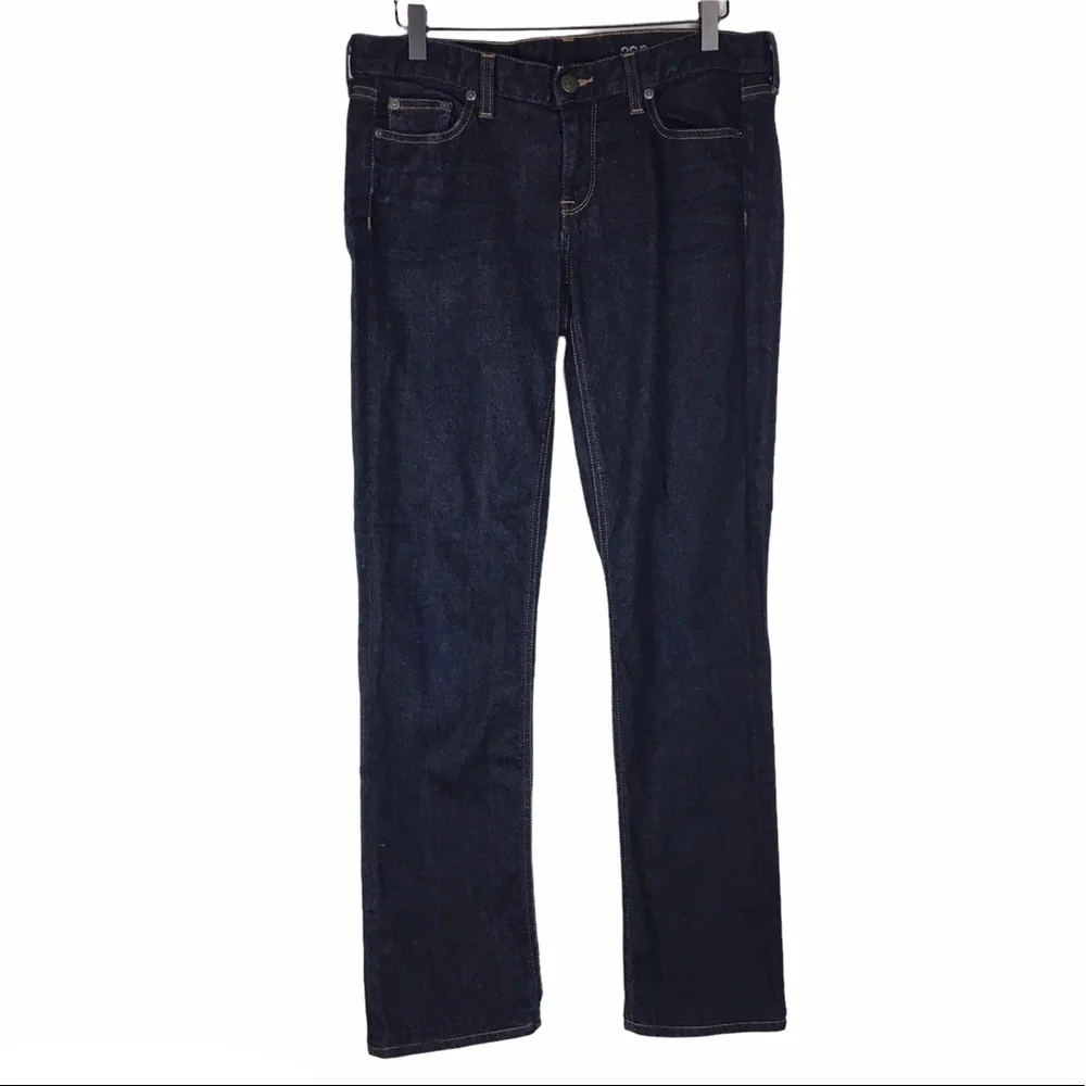 J CREW Jeans Matchstick Straight Leg Ultra Dark Wash Stretch Denim 29S Short
